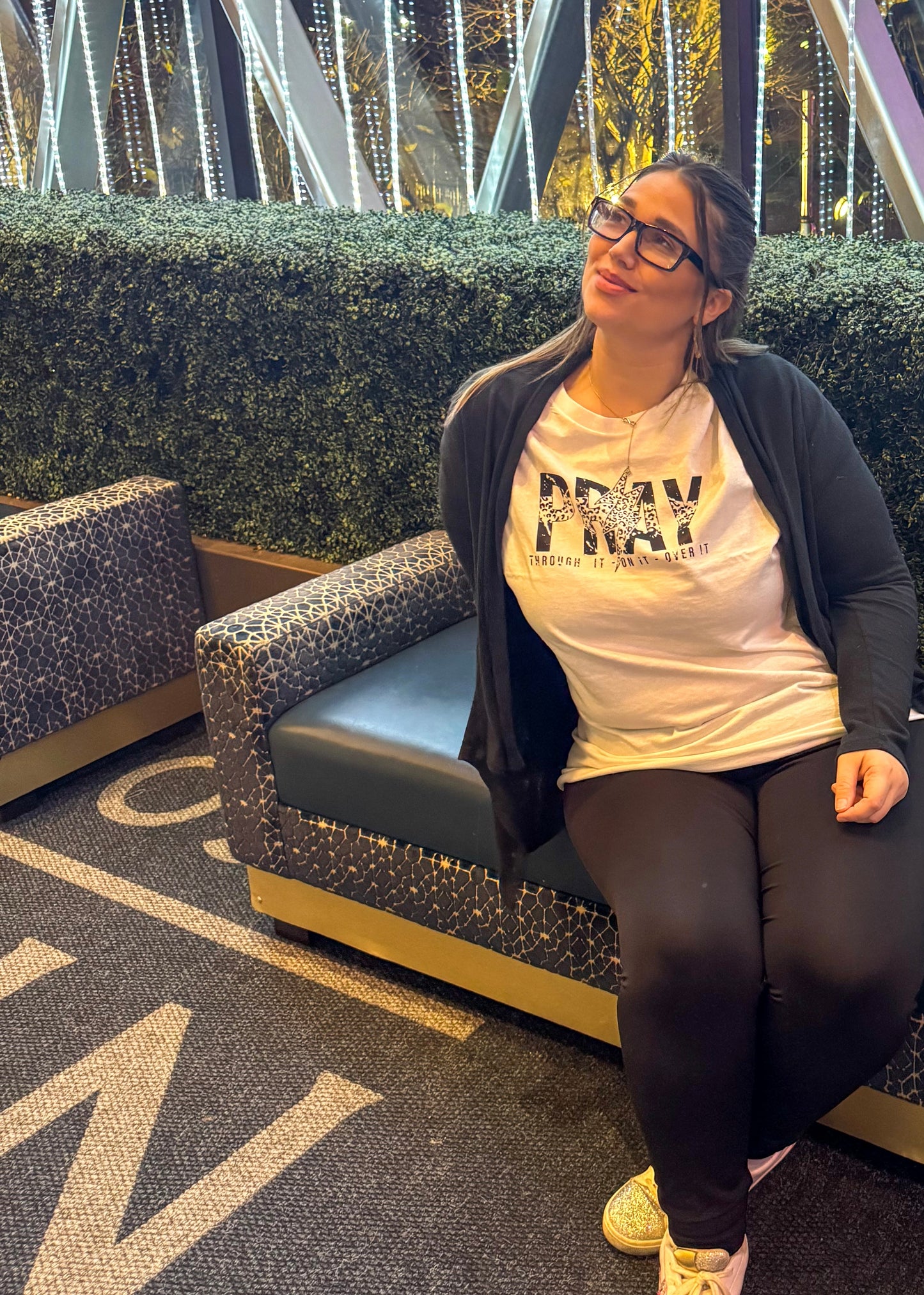 PRAY Shirt | Leopard Print | Christian | Faith | Jesus