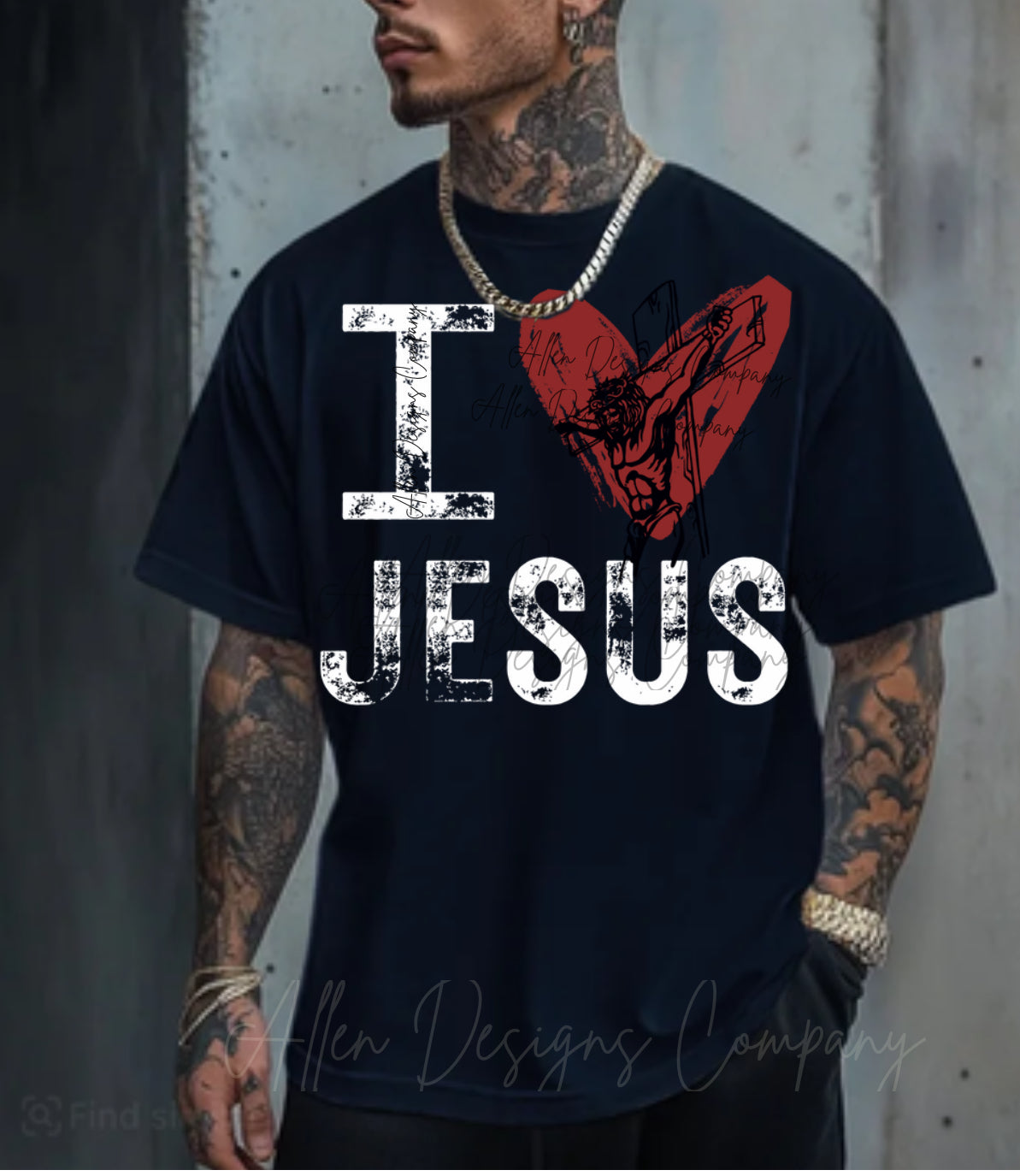 I Love Jesus Shirt | Jesus at Calvary | Crucifixion Shirt |