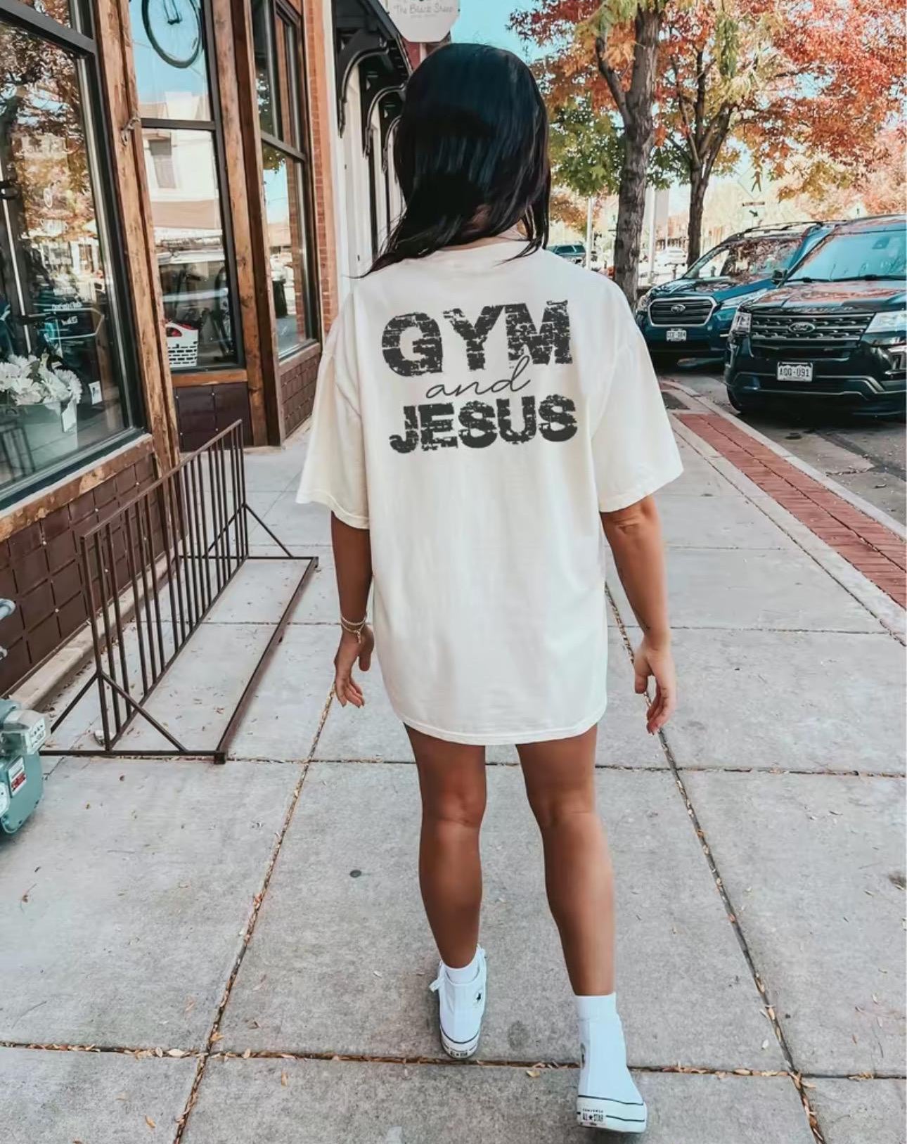 Gym and Jesus Shirt | Pump Cover | Christian Shirt | Fitness