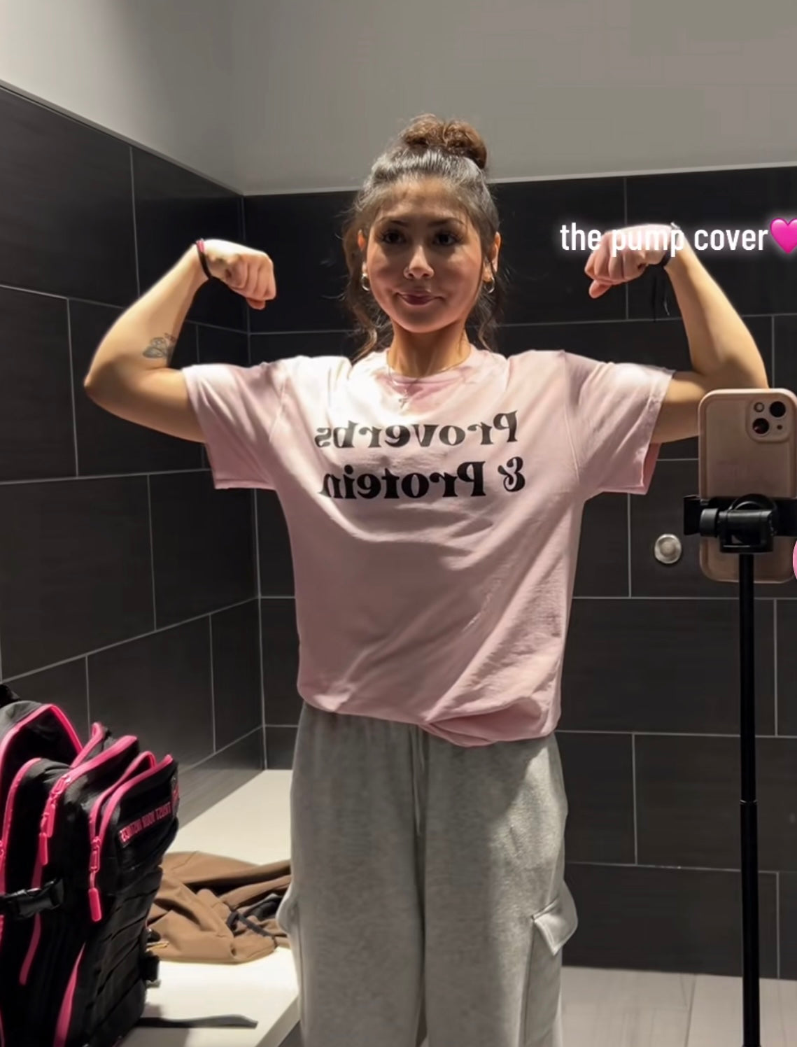 Proverbs & Protein Shirt | Pump Cover | Christian Shirt |