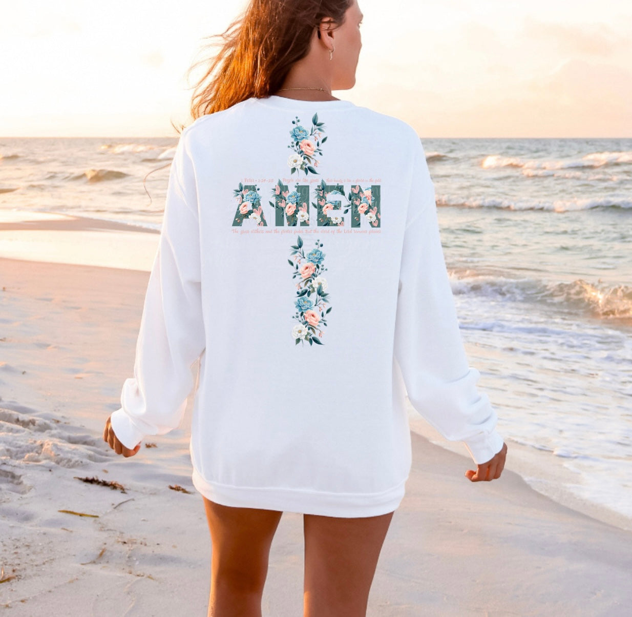 Floral Amen T-Shirt