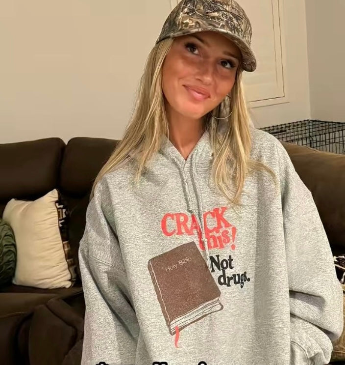 Crack This Not Drugs! Religious Shirt | Christian | Jesus | God Shirt | Bryce Crawford