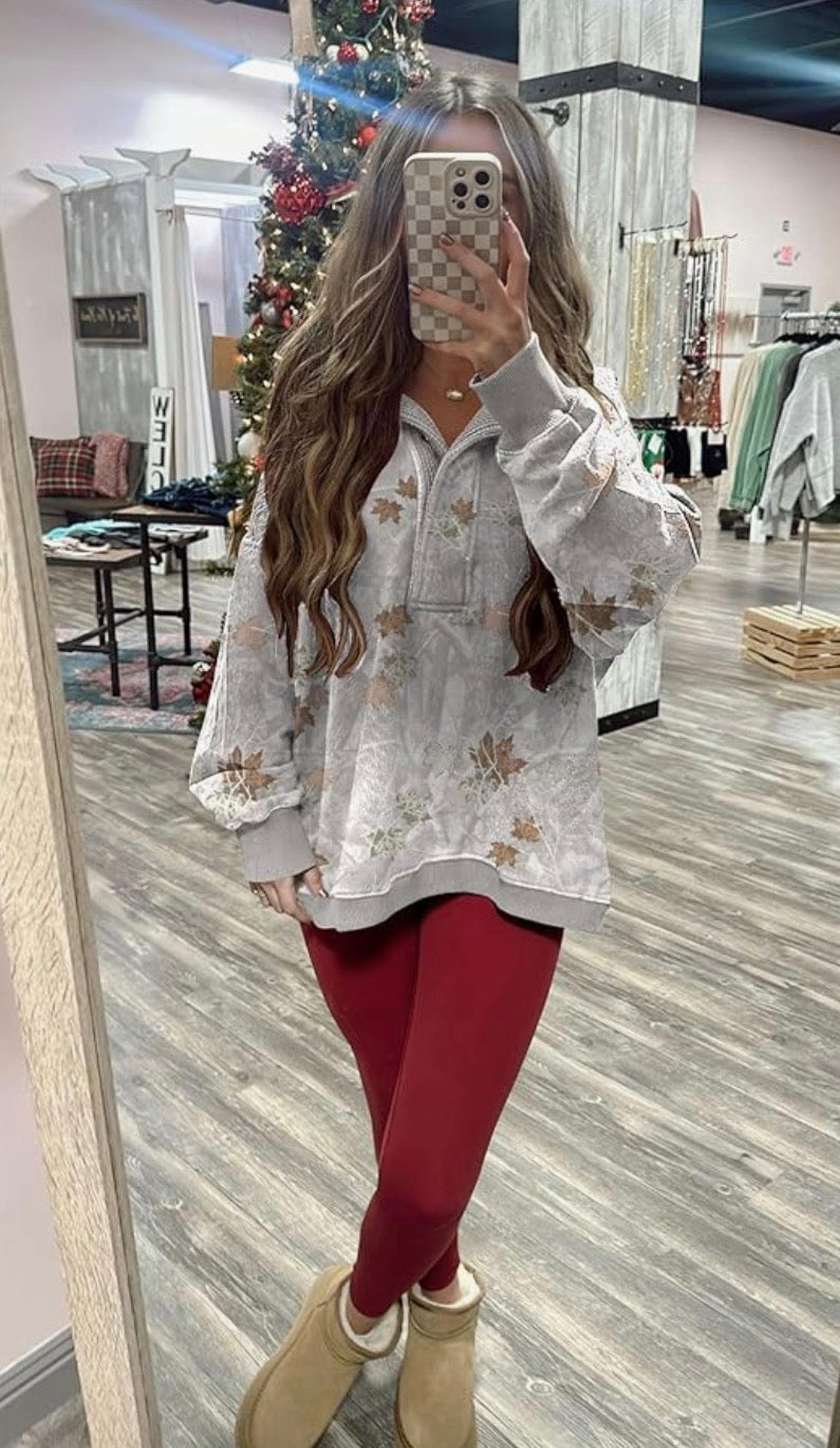 Covered by Grace Shirt – Ephesians 2:8 Christian Camo Tee, Faith Based Apparel, Scripture Shirt, White Camo with Brown Leaves