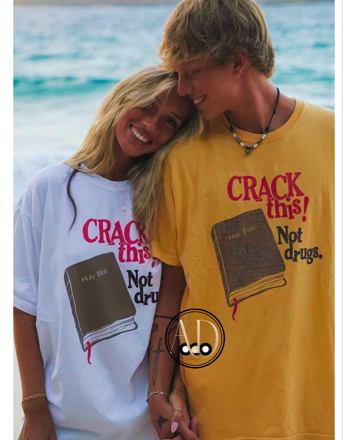 Crack This Not Drugs! Religious Shirt | Christian | Jesus | God Shirt | Bryce Crawford