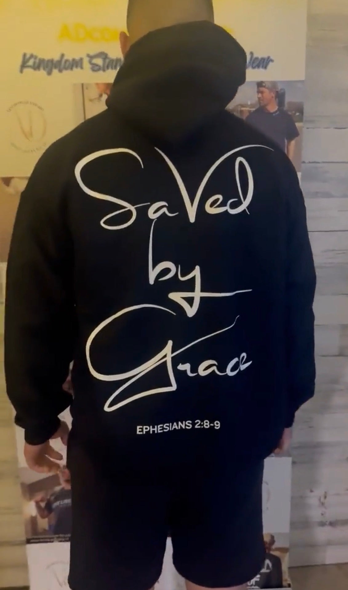 Saved By Grace Sweatshirt | Christian Crewneck | Faith Quote Pullover | Religious Apparel | Bible Verse Sweater | Jesus Gift