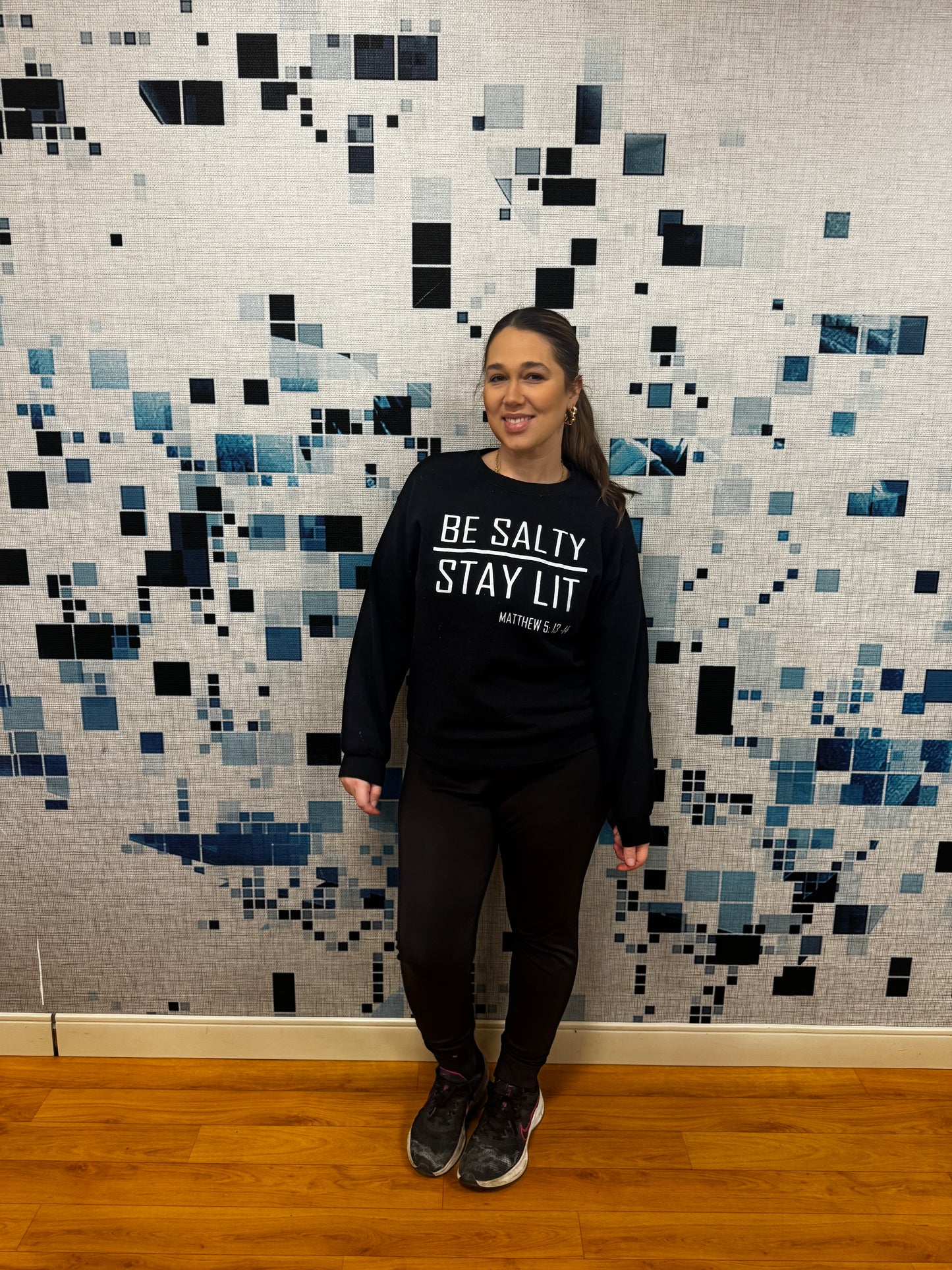 Be Salty Stay Lit Sweatshirt | T-Shirt | Matthew | Scripture |Jesus | God