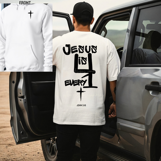 Jesus Is For Everyone T-Shirt | Christian Faith Hoodie | Jelly Roll Quote Sweatshirt | Gospel Tee