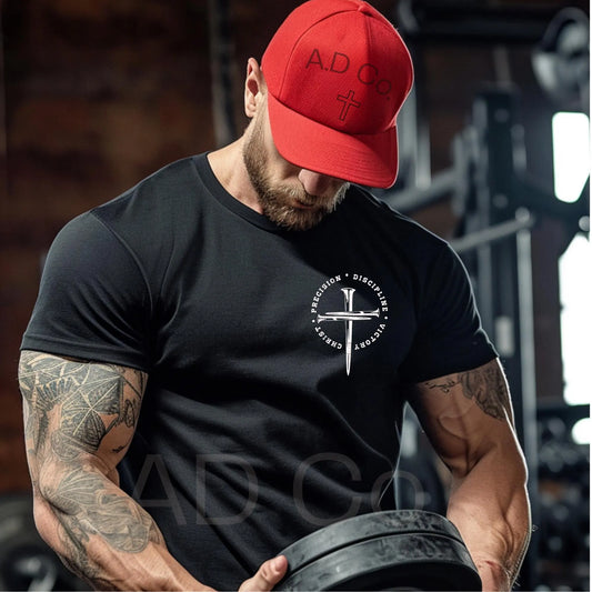 Men's Christian Workout Shirt | Faith & Fitness Gym Tee