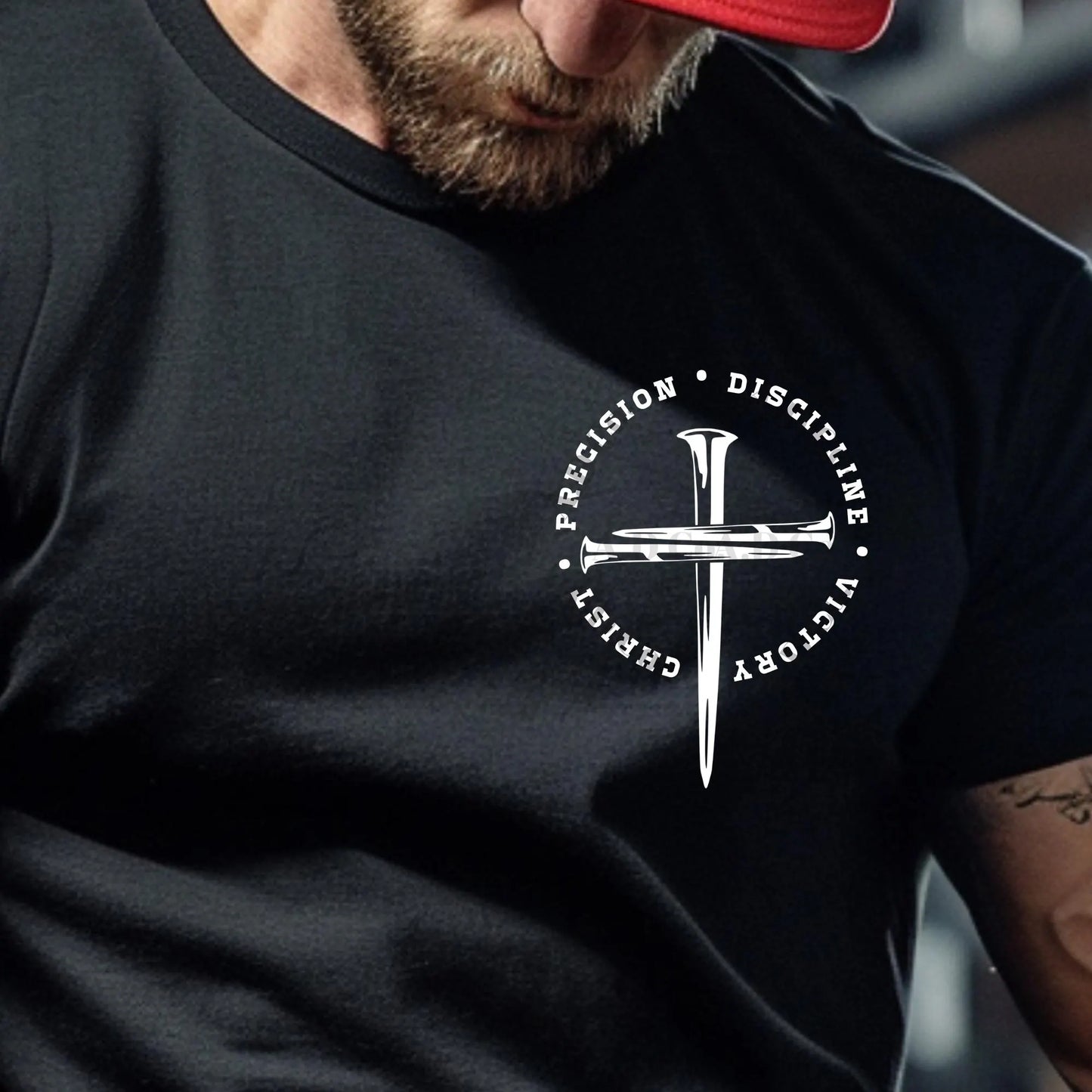 Men's Christian Workout Shirt | Faith & Fitness Gym Tee
